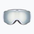 Női síszemüveg UVEX Downhill 2100 CV WE S2 arctic blue matt/tükörfehér/colorvision zöld 2