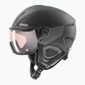 UVEX Instinct Visor PRO V fekete matt/ezüst/ezüst sí sisak UVEX Instinct Visor PRO V fekete matt/ezüst/ezüst 3