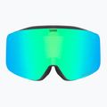 Gyerek síszemüveg UVEX Pwdr FM black matt/mirror green yellow clear 2