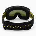 Gyerek síszemüveg UVEX Pwdr FM black matt/mirror yellow green clear 3