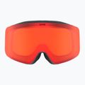 Gyerek síszemüveg UVEX Pwdr FM black matt/mirror red orange clear 2