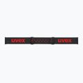 Gyerek síszemüveg UVEX Pwdr FM black matt/mirror red orange clear 4