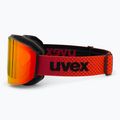 Síszemüveg UVEX Evidnt Attract + case black matt/mirror red orange clear 5