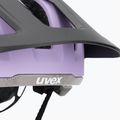 UVEX React MIPS kerékpáros sisak lila/tölgy matt 7
