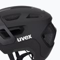 Gyermek kerékpáros sisak UVEX React Jr black matte 7