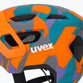 Gyermek kerékpáros sisak UVEX React Jr papaya camo matt 7