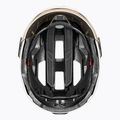 Kerékpáros sisak UVEX Stride Visor fehér matt/litemirror ezüst 7
