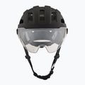 Kerékpáros sisak UVEX Stride Visor fekete matt/litemirror ezüst 2