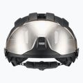 Kerékpáros sisak UVEX Stride Visor fekete matt/litemirror ezüst 3