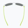 Gyerek napszemüveg UVEX Rookie Jr white lime m./mirror green 4