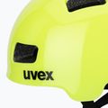 UVEX gyermek kerékpáros sisak HLMT 4 neon sárga 7