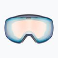 Síszemüveg UVEX Victorious FM dust blue matt/mirror sapphire 6