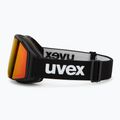 Síszemüveg UVEX Gravity FM black matt/mirror red/orange/clear 4