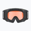 Síszemüveg UVEX Athletic LGL black matt/orange/clear 3
