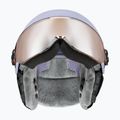 Gyerek sí sisak UVEX Rocket Visor Jr cool lavender abstract matt/mirrorsilver/lasergold 3