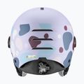 Gyerek sí sisak UVEX Rocket Visor Jr cool lavender abstract matt/mirrorsilver/lasergold 4