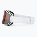 Síszemüveg Uvex Lace Attract FM white matt/mirror silver 5