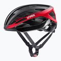Kerékpáros sisak UVEX I-Volute black/red matte 9