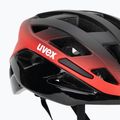 Kerékpáros sisak UVEX I-Volute black/red matte 7