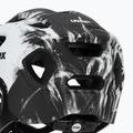 Gyermek kerékpáros sisak UVEX React Fullface Jr black/white matt 8
