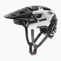 Gyermek kerékpáros sisak UVEX React Fullface Jr black/white matt 2