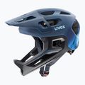 Gyermek kerékpáros sisak UVEX React Fullface Jr dusk blue matt