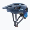 Gyermek kerékpáros sisak UVEX React Fullface Jr dusk blue matt 2