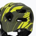 Gyermek kerékpáros sisak UVEX React Fullface Jr dark olive matt 8