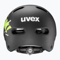 Gyerek sisak UVEX Kid 4 Style bam black/lime matt 3