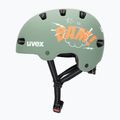 Gyerek sisak UVEX Kid 4 Style bam moss green/papaya matt 3