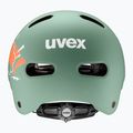 Gyerek sisak UVEX Kid 4 Style bam moss green/papaya matt 3