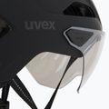 Kerékpáros sisak UVEX Stride Visor black matt/lite mirror silver 8