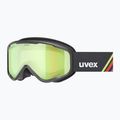 Gyerek síszemüveg UVEX Speedy Nova FM S2 black matt/mirror green