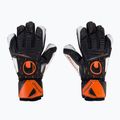 Uhlsport Speed Contact Supersoft kapuskesztyű fekete-fehér 101126601