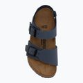 Gyerek szandálok BIRKENSTOCK New York Birkibuc Narrow navy 5