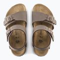 Gyerek szandálok BIRKENSTOCK New York Birkibuc Narrow mocha 4