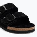 BIRKENSTOCK Arizona Shearling SL Regular fekete flip-flopok 7
