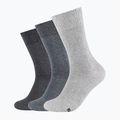 Férfi zokni Skechers Basic 3 pairs light grey melange