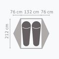 Salewa Latitude II zöld 00-0000005901 2 személyes trekking sátor 3