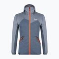 Férfi Salewa Puez Melange PL FZ Hoody fleece pulóver kék 00-0000027386 4