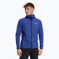 Férfi Salewa Agner Hybrid PL/DST FZ Hoody fleece pulóver kék 00-0000027371