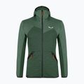 Salewa férfi fleece pulóver Puez Melange PL FZ Hoody zöld 00-0000027386