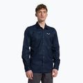 Férfi Salewa Fanes Hemp trekking póló tengerészkék 00-0000028298