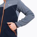 Férfi Salewa Puez Hybrid PL FZ fleece pulóver navy-szürke 00-0000027388 4