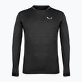 Férfi trekking póló Salewa Puez Melange Dry black out melange