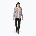 Salewa női Fanes Flannel 5PL póló zabpehely/fekete out 2