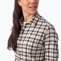 Salewa női Fanes Flannel 5PL póló zabpehely/fekete out 4