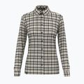 Salewa női Fanes Flannel 5PL póló zabpehely/fekete out 6