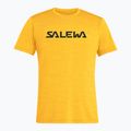 Salewa férfi trekking póló Puez Hybrid 2 Dry sárga 27397 4