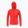 Salewa női trekking pulóver Agner Polarlite kapucnis piros 00-0000028558 6